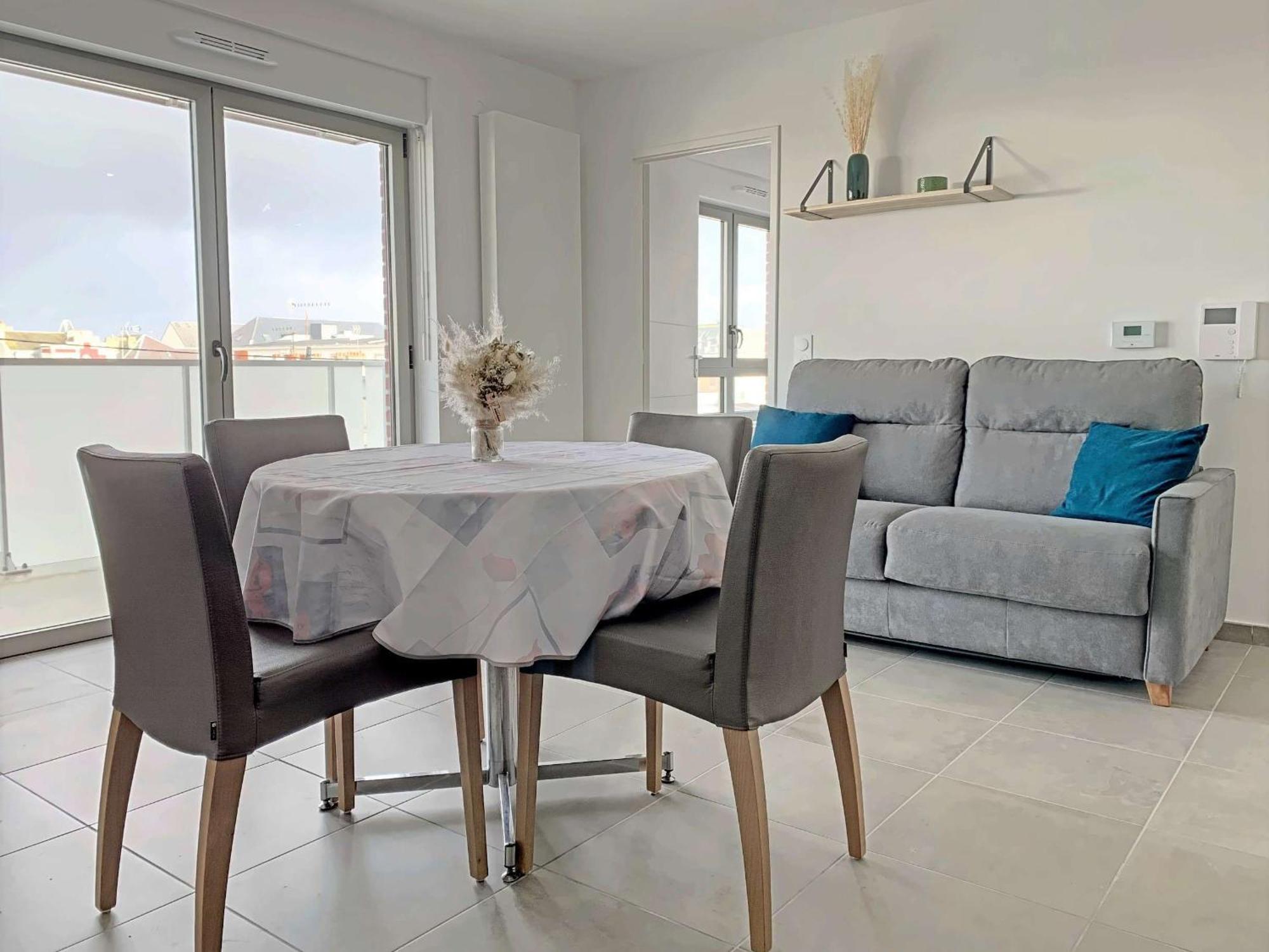 Superbe T2 A Berck-Plage - Balcon, Parking Prive Et Acces Plage - Fr-1-646-36 Exteriör bild